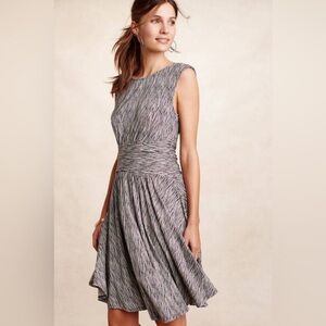 ANTHROPOLOGIE Moulinette Soeurs Whimsigoth Y2K Fit and Flare Flowy Chic Dress XS